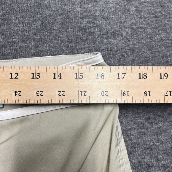 Roxy Quiksilver Nylon Pants Women's Size 11 Khaki Beige Stretch - Picture 4 of 6